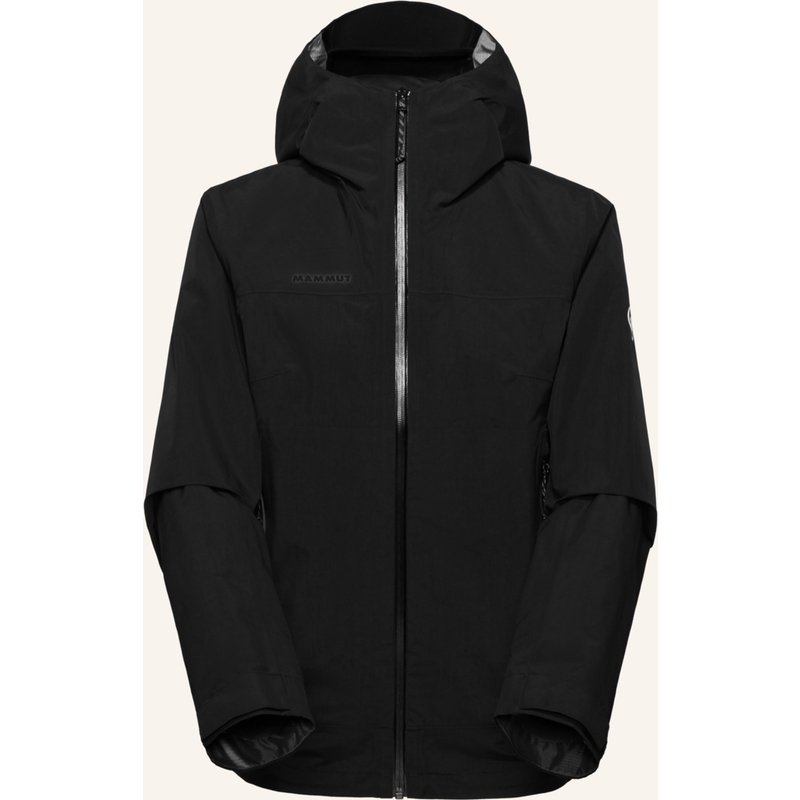 Mammut Hardshelljacke Crag Hs Mit Kapuze schwarz