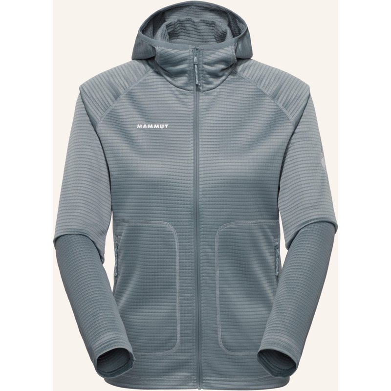 Mammut Midlayer-Jacke Crag Ml Mit Kapuze grau