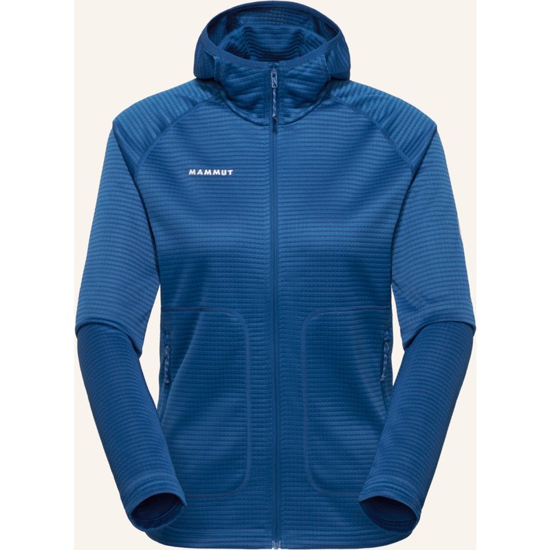 Mammut Midlayer-Jacke Crag Ml Mit Kapuze blau