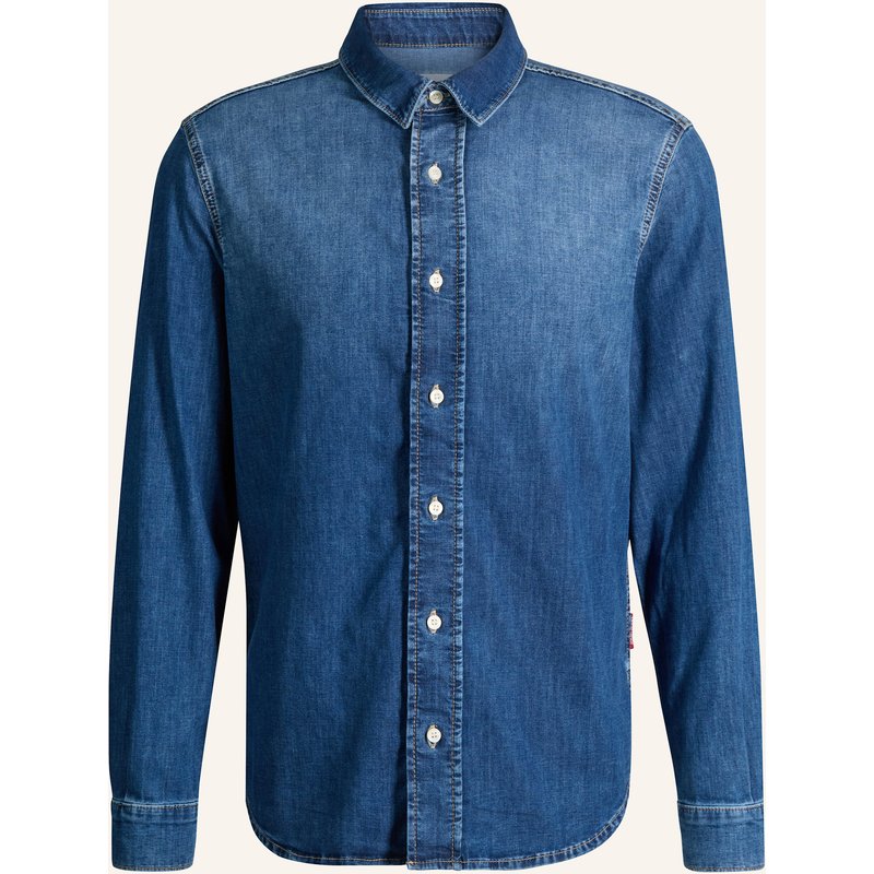 Joop! Jeans Jeanshemd Regular Fit blau