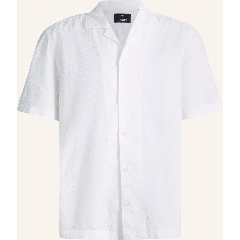 Joop! Kurzarm-Hemd Loose Fit weiss