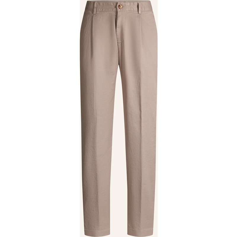 Joop! Bundfaltenhose Loose Fit beige