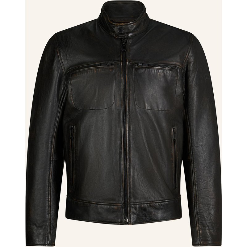 Joop! Jeans Lederjacke braun