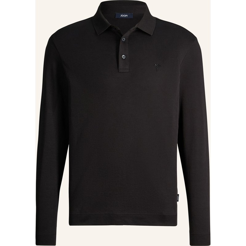 Joop! Langarm-Poloshirt Modern Fit schwarz
