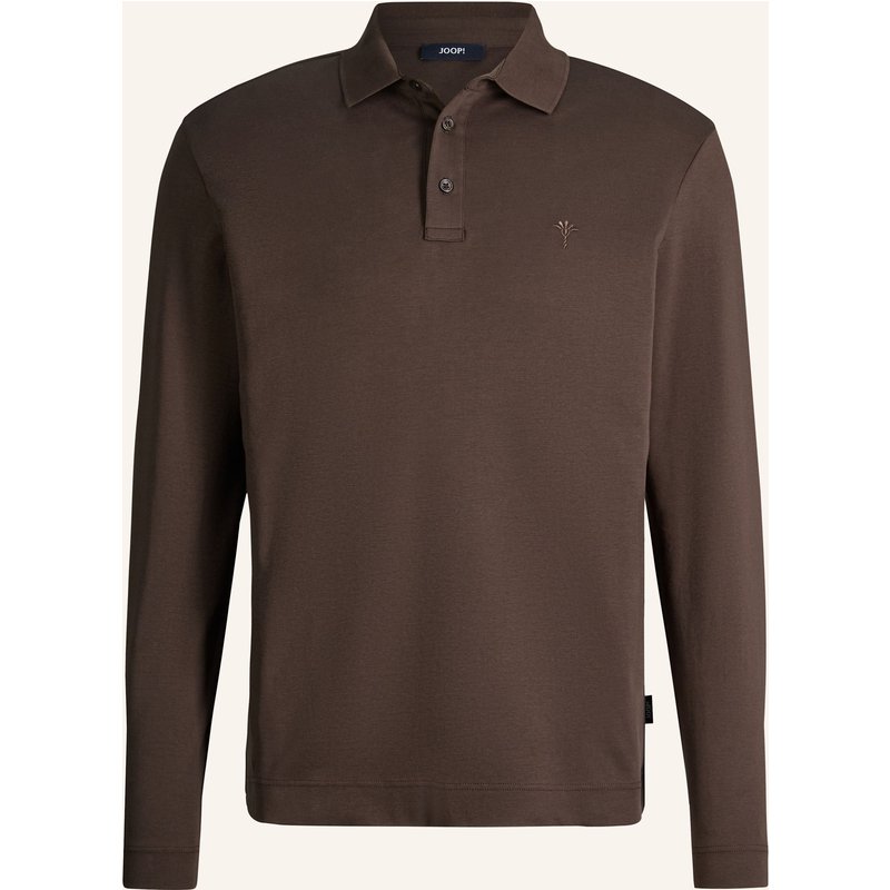 Joop! Langarm-Poloshirt Modern Fit braun