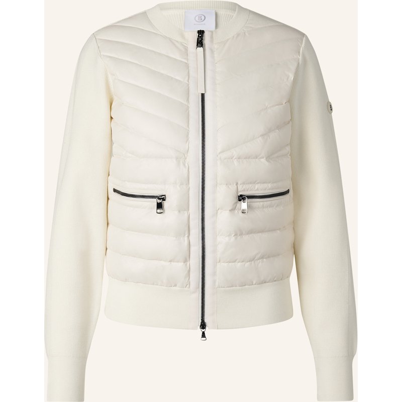 Bogner Hybrid-Strickjacke Zilly weiss