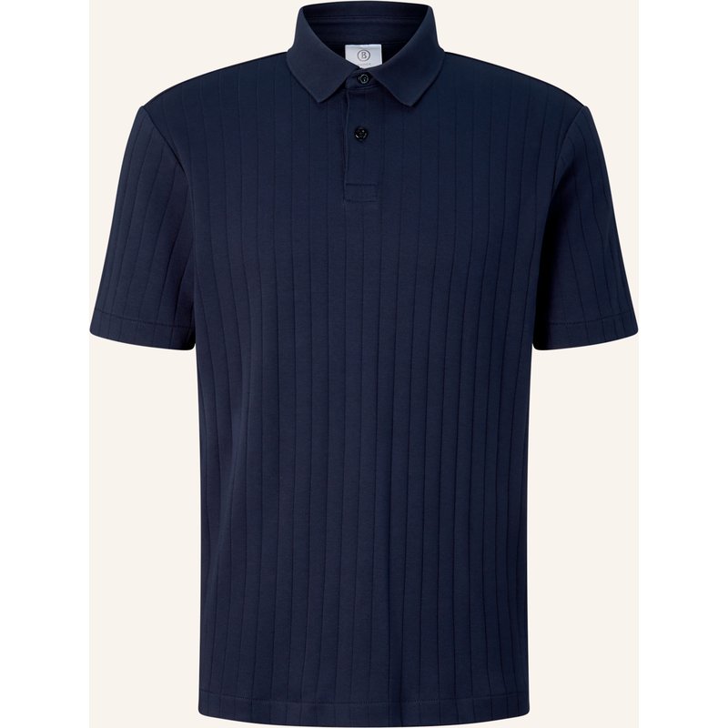 Bogner Strick-Poloshirt Zane blau