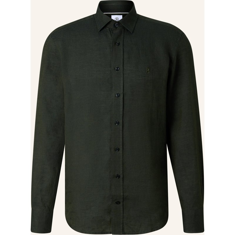 Bogner Leinenhemd Timi Regular Fit gruen