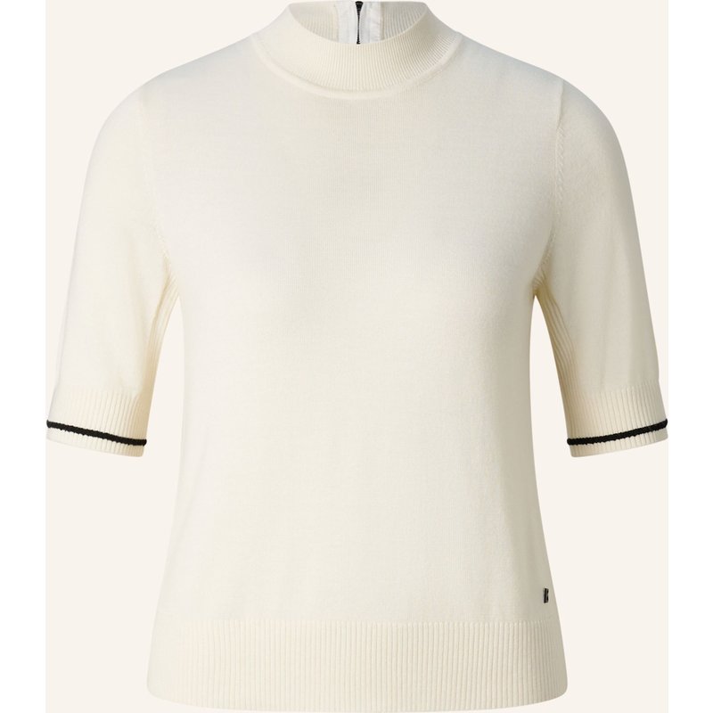 Bogner Schurwoll-Seiden-Strick-Shirt Antonia weiss