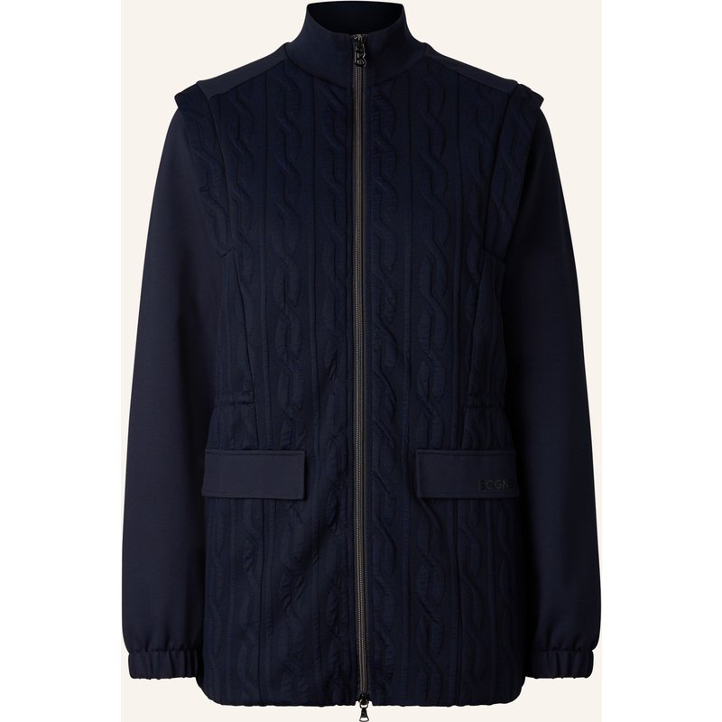 Bogner Sweatjacke Katalina Im Materialmix blau
