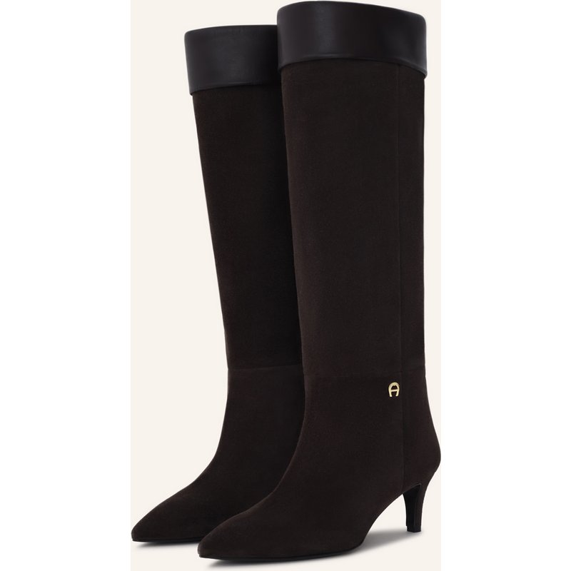 Aigner Heeled Boot Madonna 14b braun