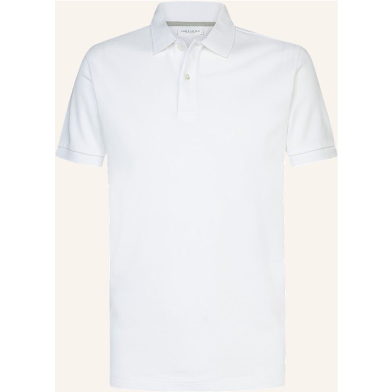 Profuomo Polo Kurzarm weiss