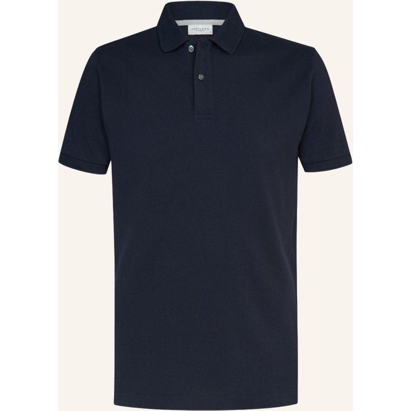 Profuomo Polo Kurzarm blau