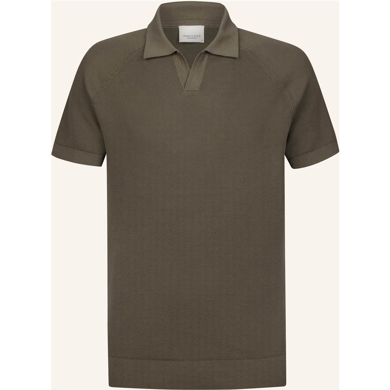 Profuomo Polo Kurzarm braun