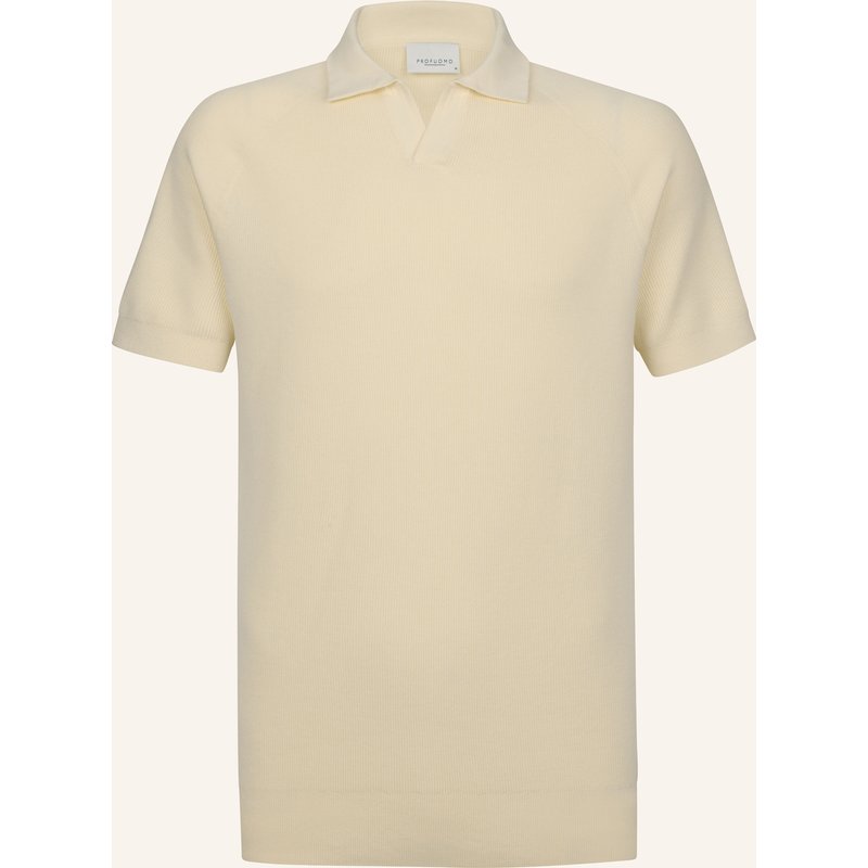 Profuomo Polo Kurzarm weiss