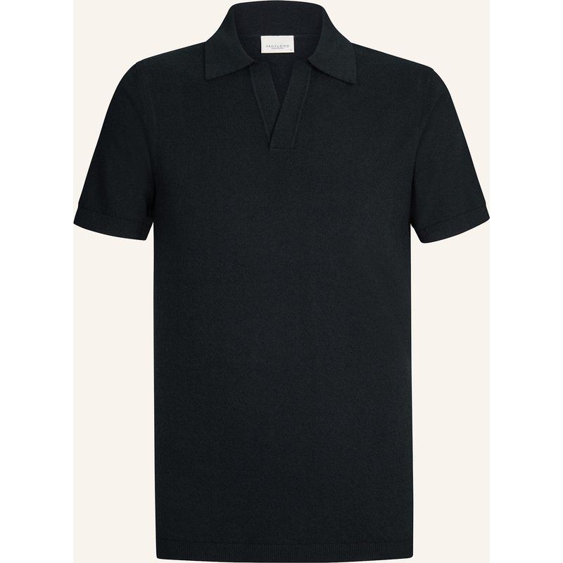 Profuomo Polo Kurzarm blau
