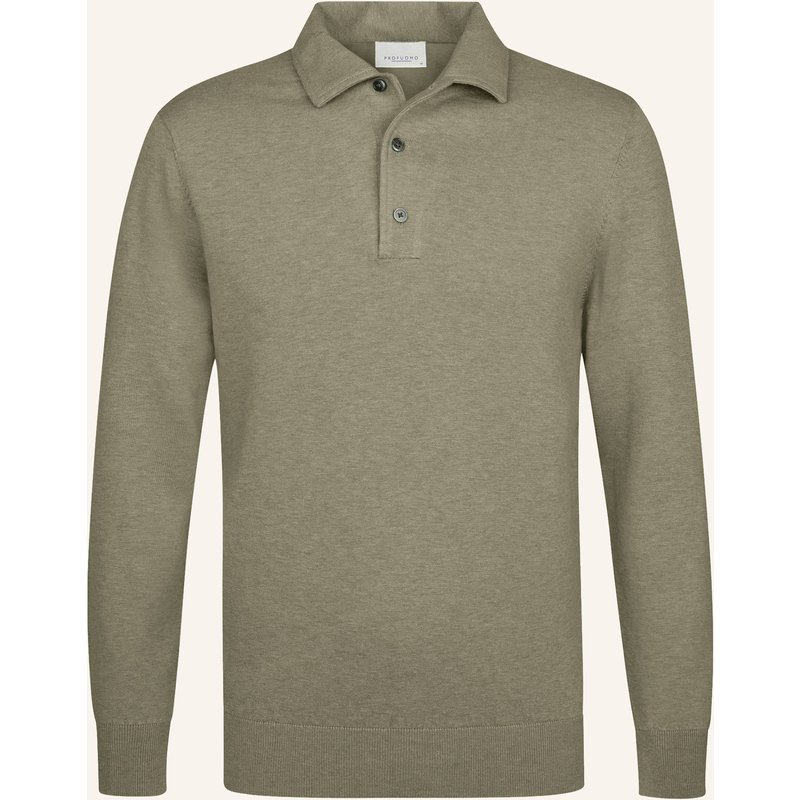 Profuomo Polo Langarm gruen