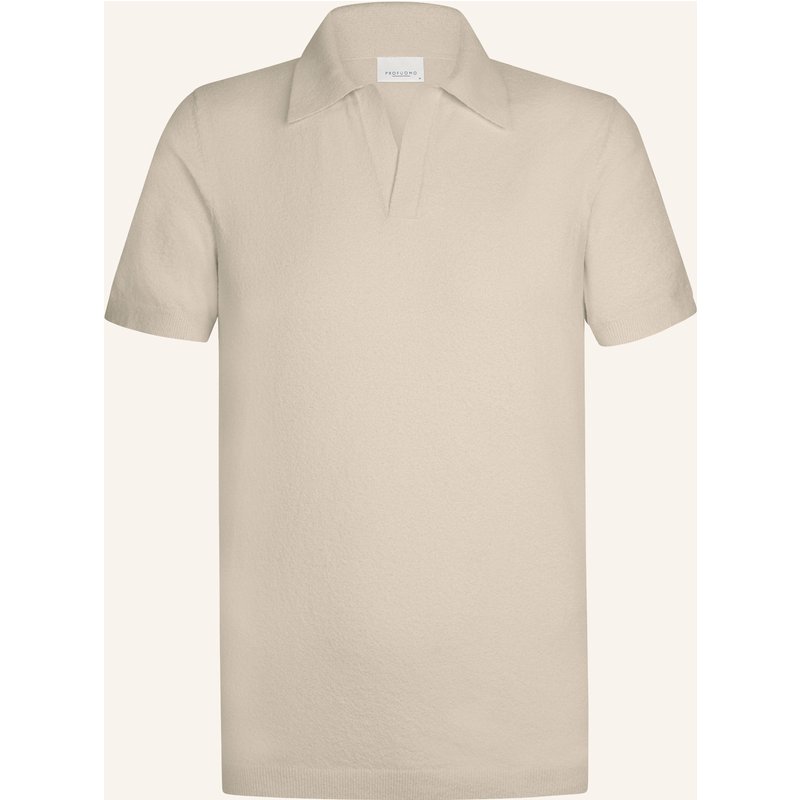 Profuomo Polo Kurzarm weiss
