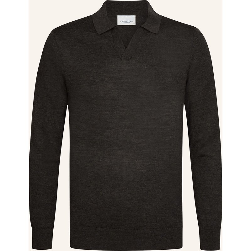 Profuomo Poloshirt grau