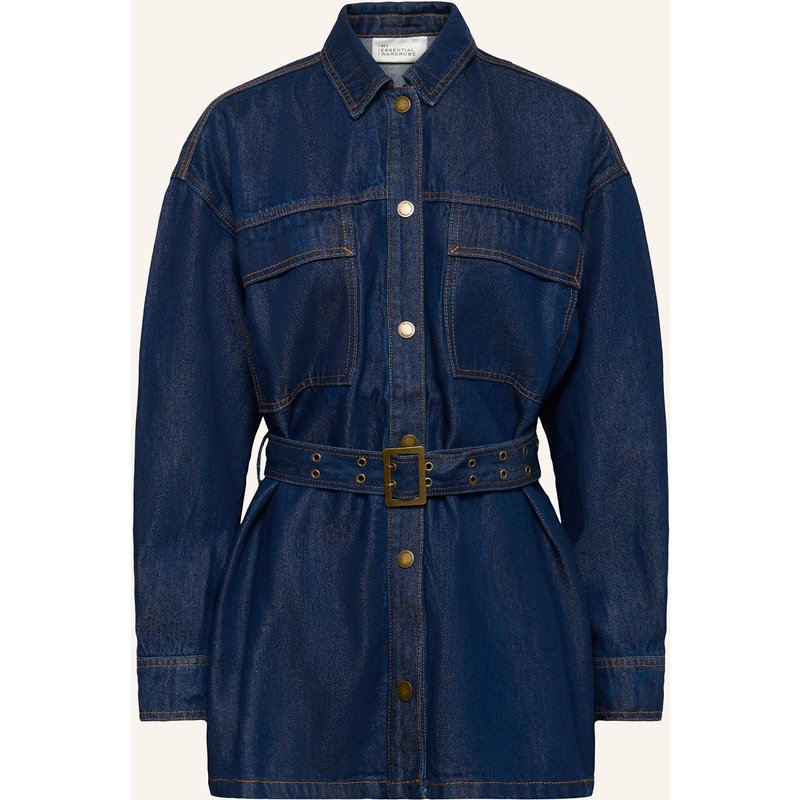 My Essential Wardrobe Jeanshemd Mwnessie blau