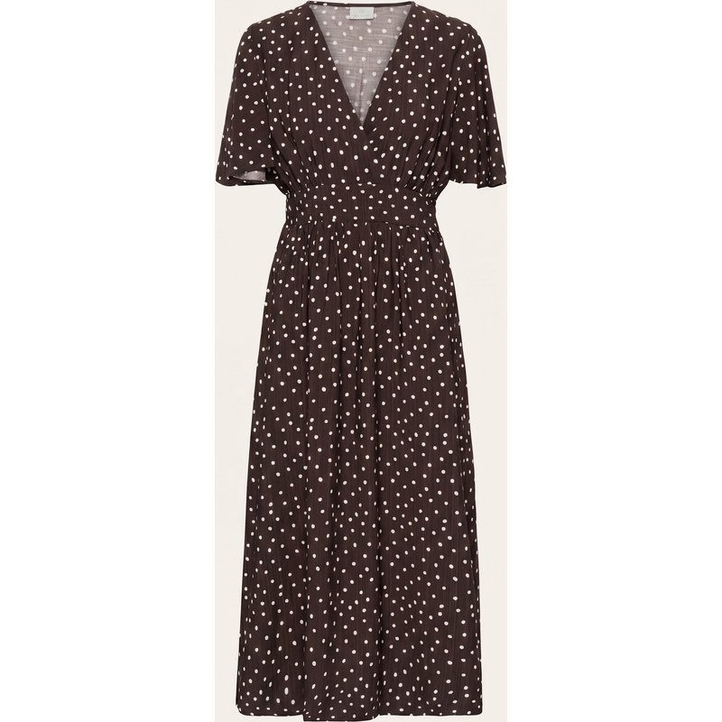 Kaffe Midikleid Kanadira braun