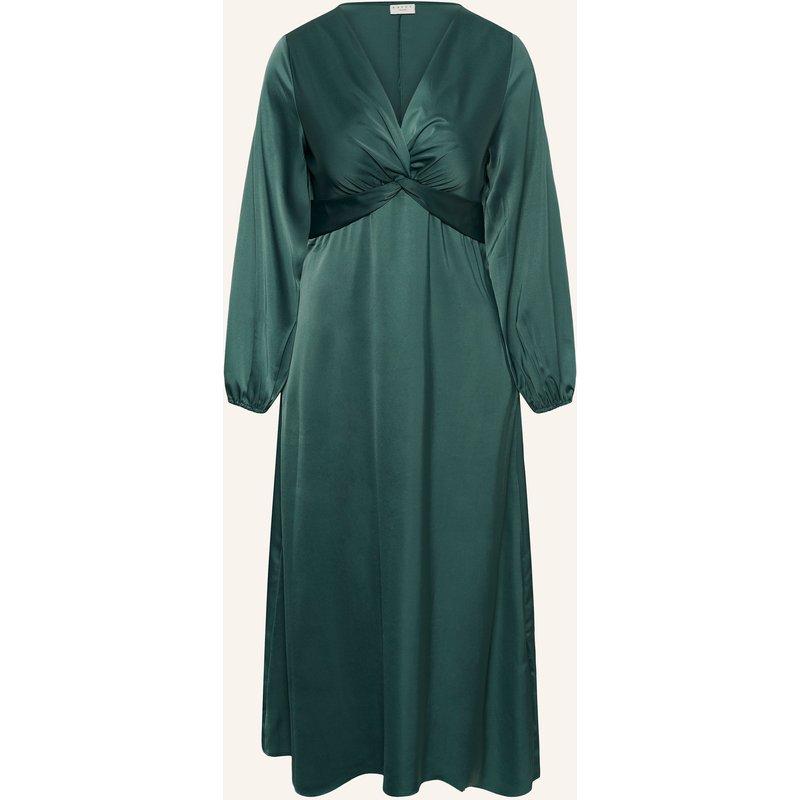 Kaffe Curve Maxikleid Kcjamie Aus Satin gruen