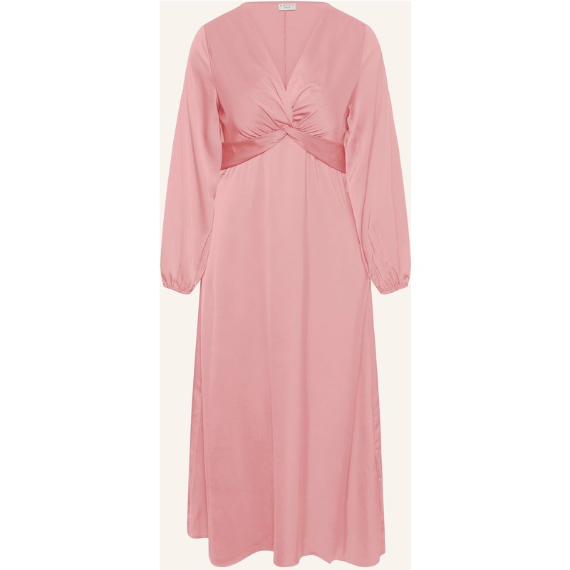 Kaffe Curve Maxikleid Kcjamie Aus Satin rosa