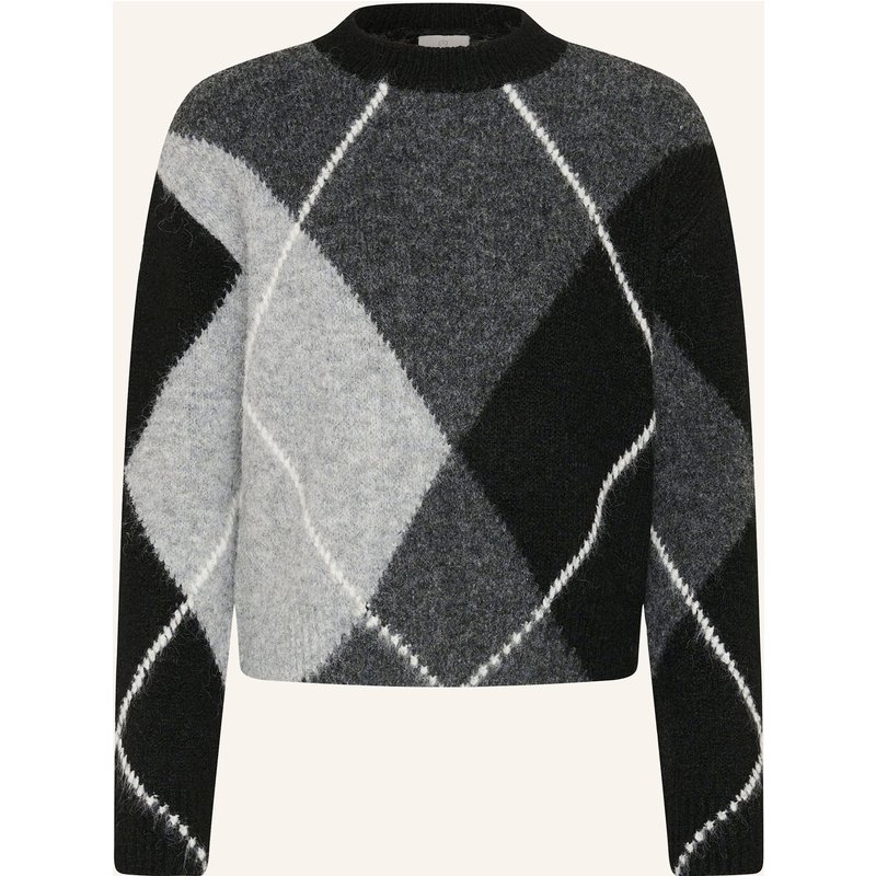 Kaffe Strickshirt Kagrith grau