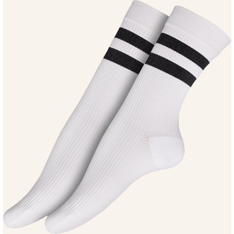 Item m6 2er-Pack Socken Sneaker Cotton Conscious Ribbed Mit Kompression weiss