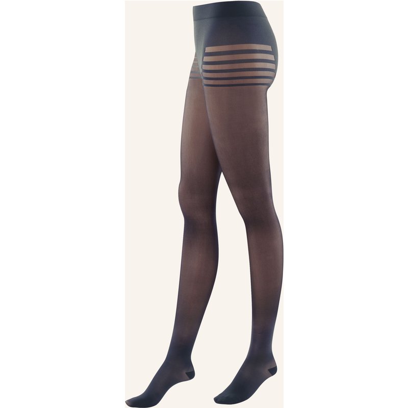 Item m6 Feinstrumpfhose Translucent 20 Stripes Panty Mit Kompression blau