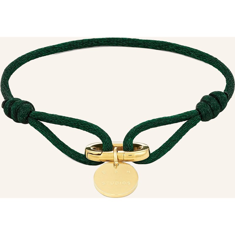 Copenhagen Studios Armband Aus Edelstahl gruen