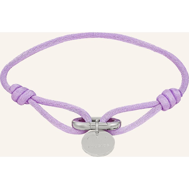 Copenhagen Studios Armband Aus Edelstahl lila