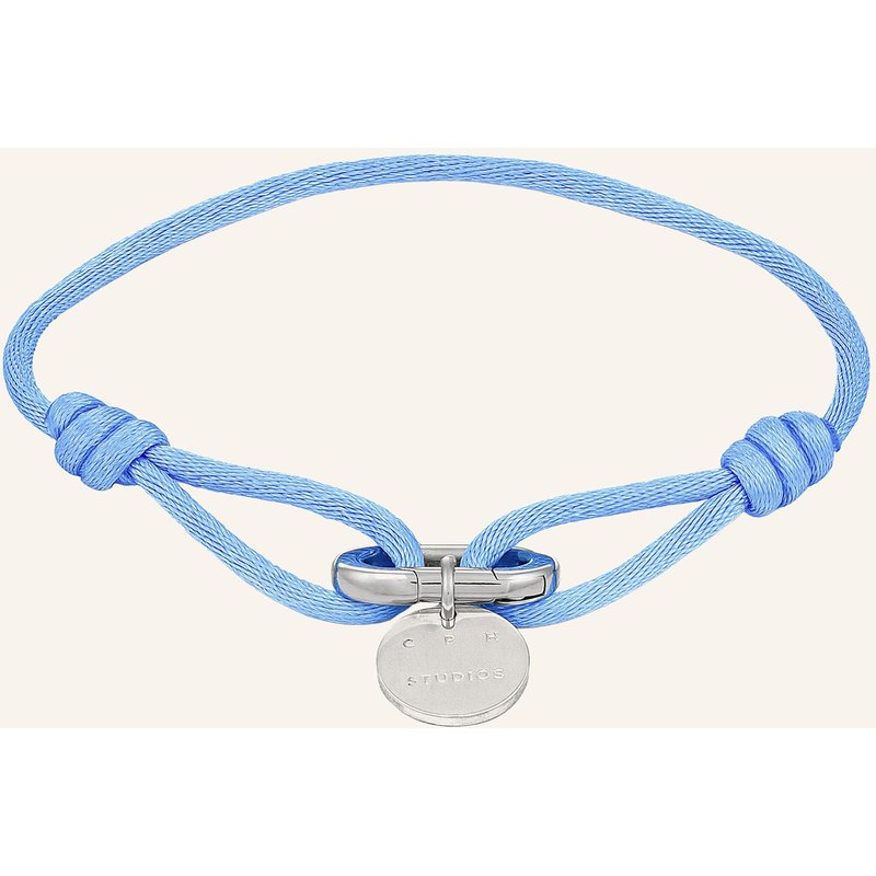 Copenhagen Studios Armband Aus Edelstahl blau