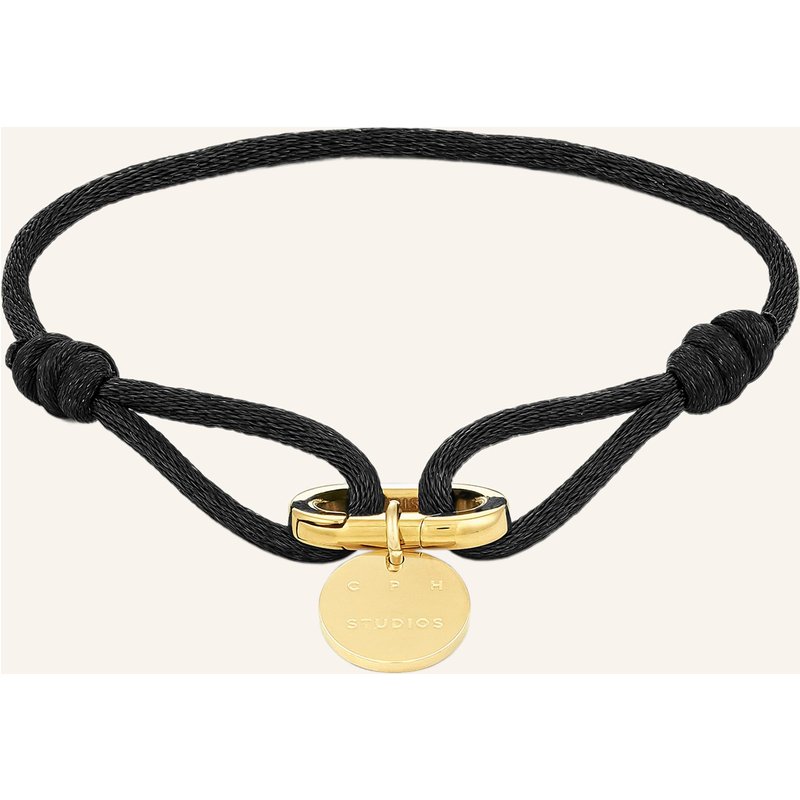 Copenhagen Studios Armband Aus Edelstahl schwarz