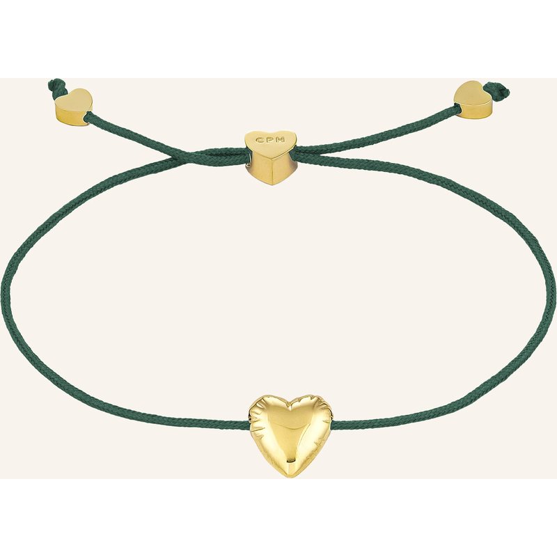 Copenhagen Studios Armband Aus Edelstahl gruen
