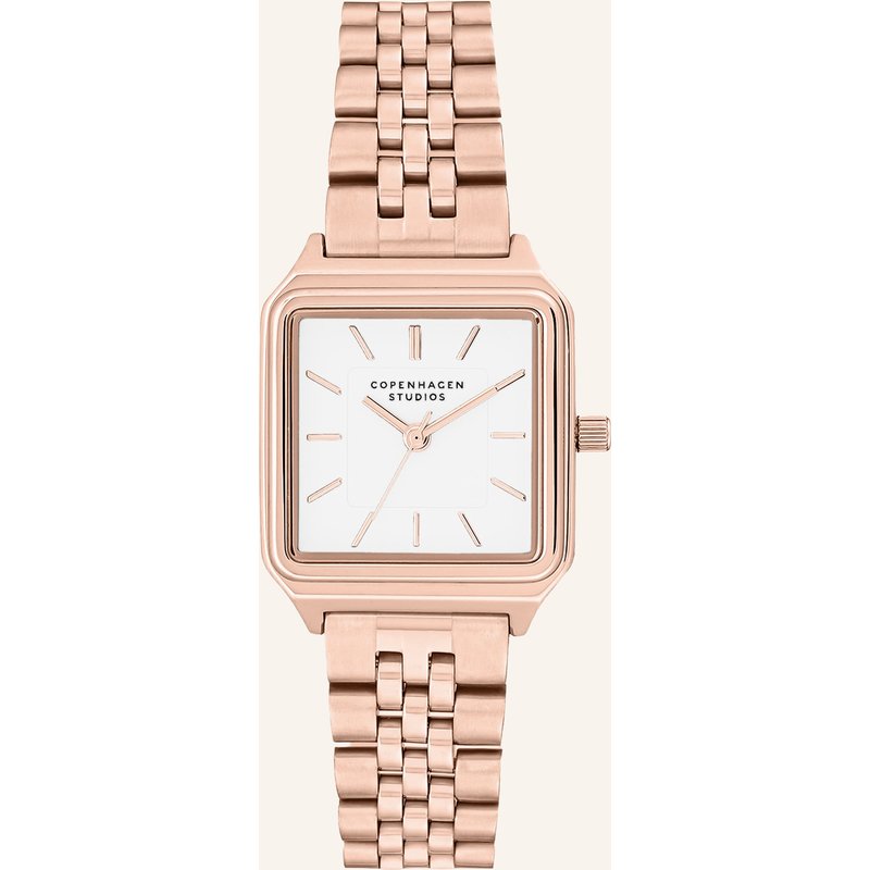Copenhagen Studios Armbanduhr Aus Edelstahl rosegold