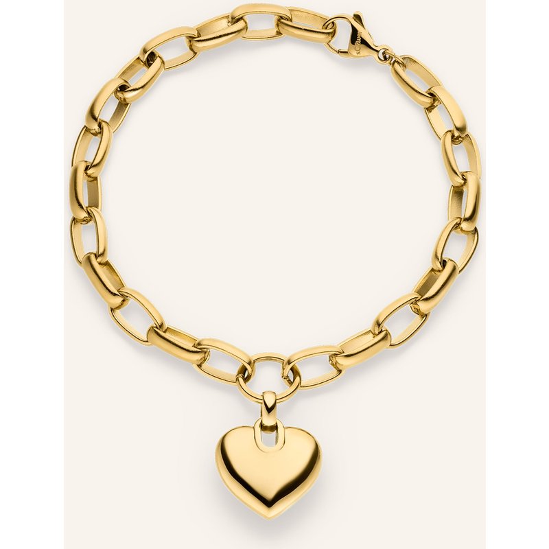 S.Oliver Armband Aus Edelstahl gold