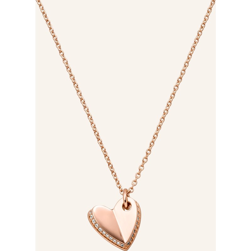 S.Oliver Halskette Aus 925er Sterlingsilber rosegold