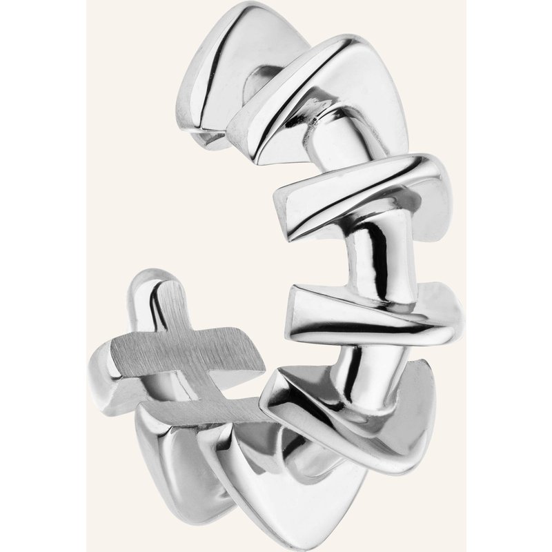 Liebeskind Earcuff Aus Edelstahl silber