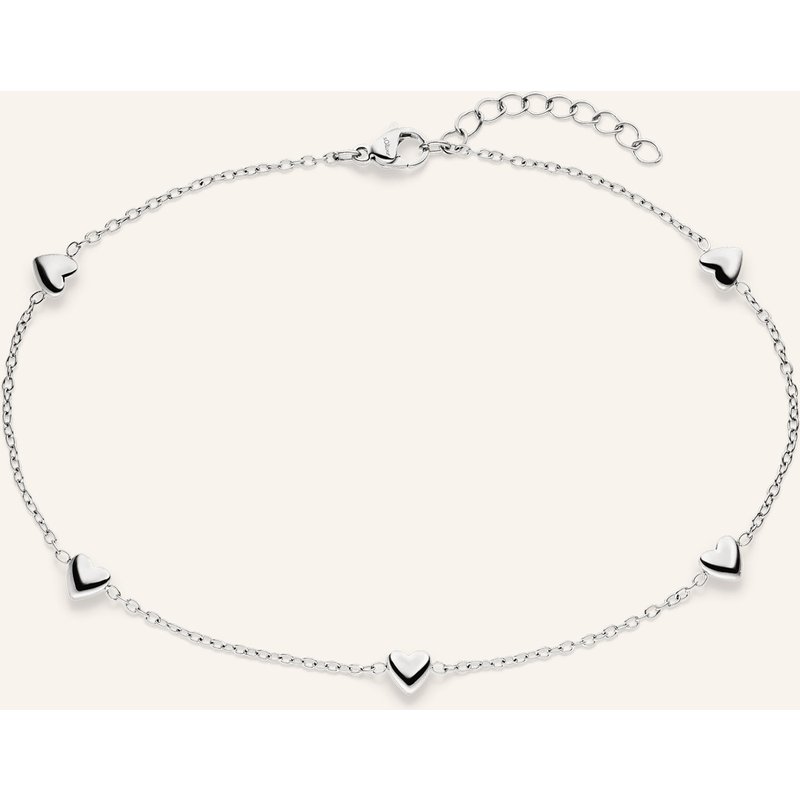 S.Oliver Fußkette Aus Edelstahl silber