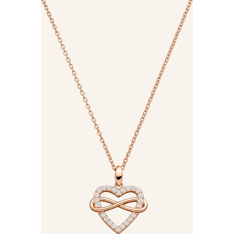 S.Oliver Halskette Aus 925er Sterlingsilber rosegold