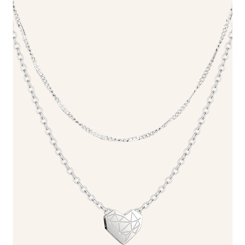 Liebeskind Halskette Aus Edelstahl silber