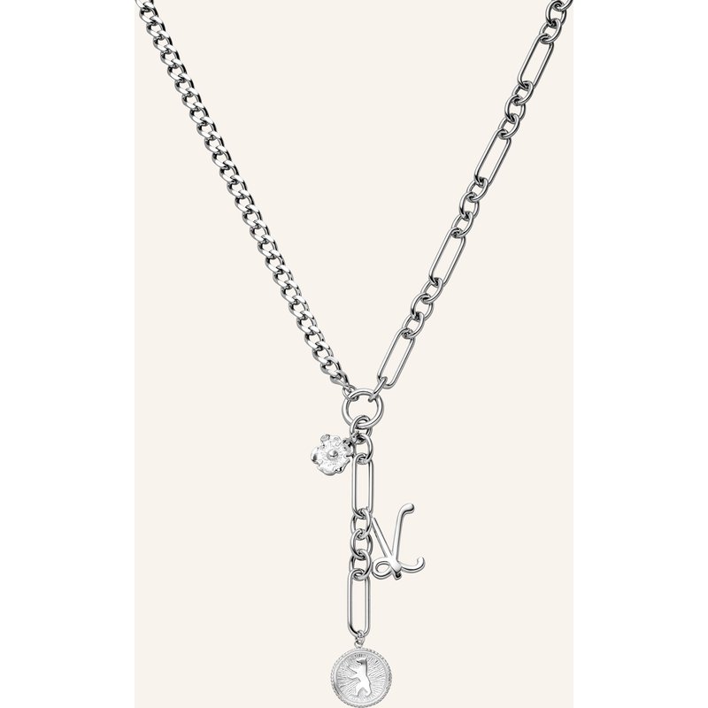 Liebeskind Halskette Aus Edelstahl silber
