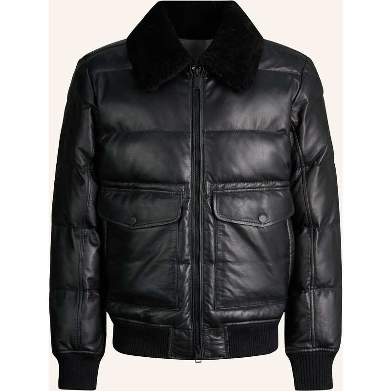 Strellson Lederjacke schwarz