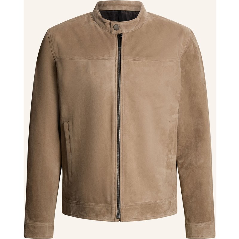 Strellson Velourslederjacke beige