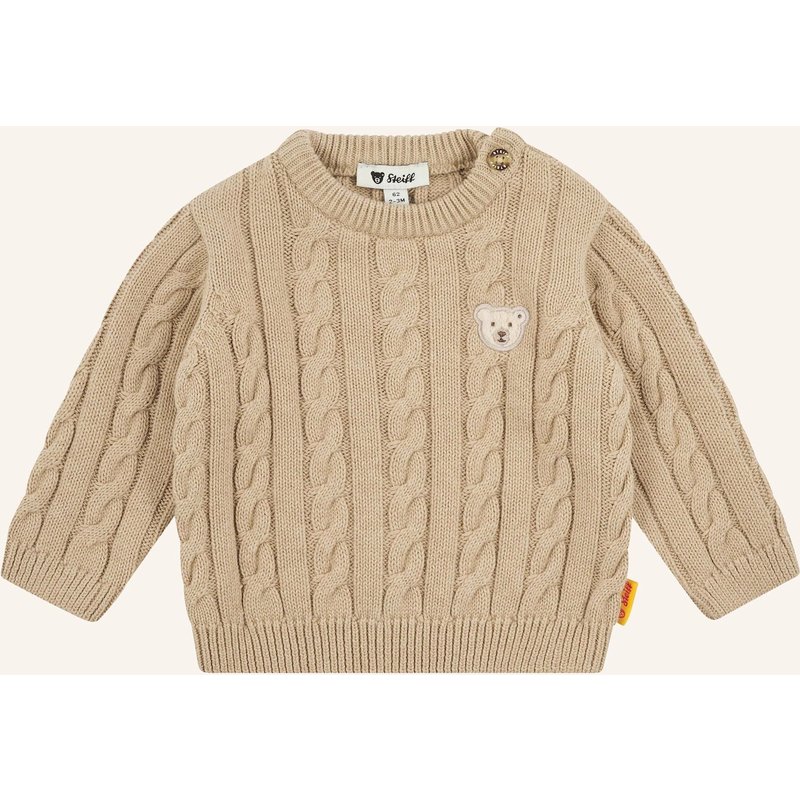 Steiff Pullover Off To The Moon beige