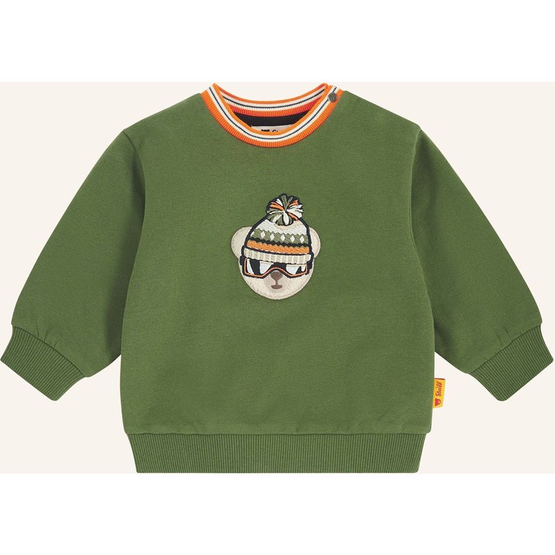 Steiff Sweatshirt Winter Adventure gruen