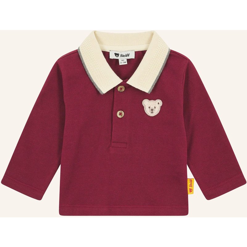 Steiff Poloshirt Festive Luxe rot