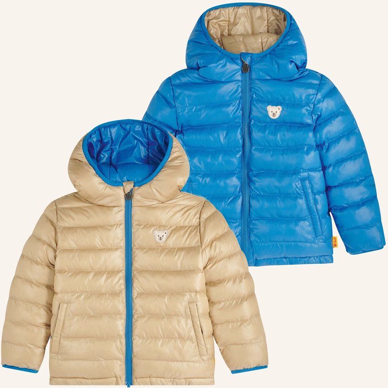 Steiff Wendejacke Off To The Moon beige