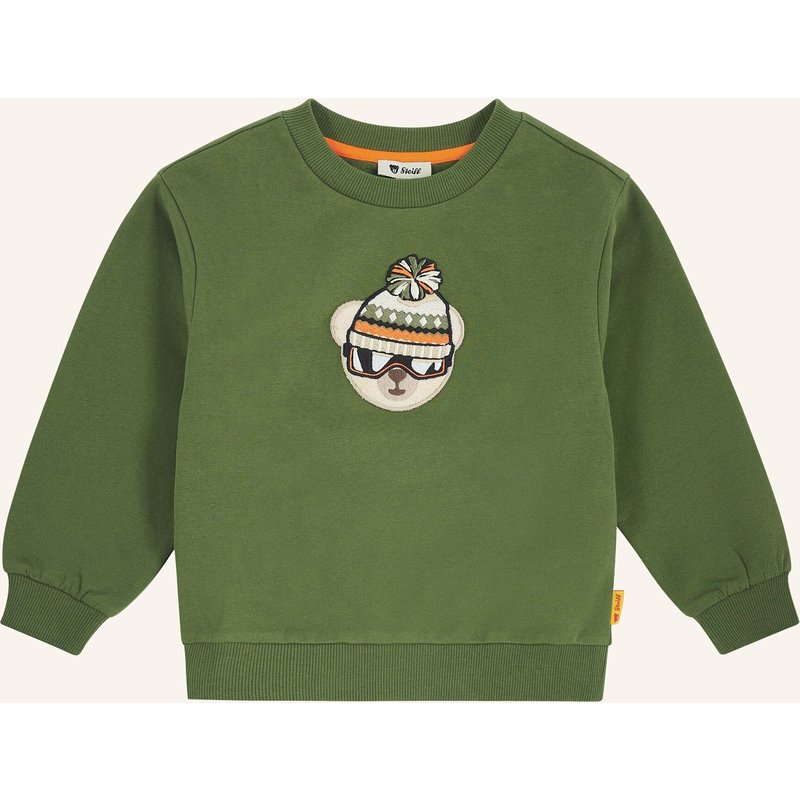 Steiff Sweatshirt Winter Adventure gruen